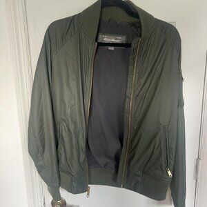 Eddie Bauer Bomber Jacket - XS Military Green